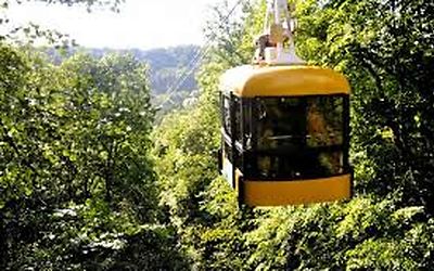 Cableway across the Gauja valley