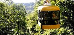 Cableway across the Gauja valley